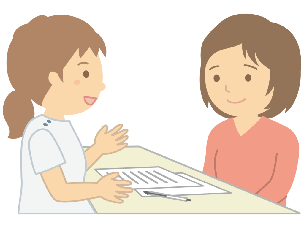 女性患者と医師